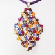 Symphony - Malvina Rhombus M-Purple Suedine - 2
